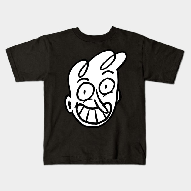 Happy Boi Kids T-Shirt by okokstudio